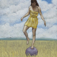 <p><span style="font-size: 80%;">Ryan Buffington<br /><em>Girl on Ball<br /></em>2014<br />Oil on canvas<br />12" x 7"<br /></span></p><br/><p><span style="font-size: 80%;">Seraphin Gallery, Philadelphia, PA </span></p>