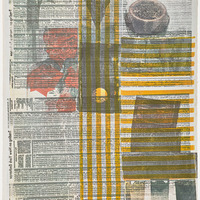 <p><span style="font-size: 80%;">Robert Rauschenberg, <em>One More and We'll be Almost 1/2 Way There, </em>1979, Solvent transfer with fabric collage, 31" x 22 7/8".</span></p><br/><p><span style="font-size: 80%;"><br /></span></p><br/><p><span style="font-size: 80%;">Seraphin Gallery, Philadelphia, PA</span></p>