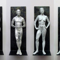 <p><span style="font-size: 80%;">Christopher Smith<br />"Perfectly Naked Eight"<br />Cast in aluminum filled resin and mounted on steel shelves<br />8 individual sculptures, each 20" H x 7" W x 5" D </span></p><br/><p><span style="font-size: 80%;">Exhibited at the Tampa Museum of Art: May 18 - July 27, 2013</span></p>