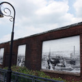 <p><span style="font-size: 80%;">Trenton Mural project entitled "Passage of Time"<br />Charcoal on windows</span></p>
