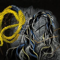 <p><span style="font-size: 80%;">Joan Wadleigh Curran<br /><em>Two Ropes<br /></em>2011<br />Gouache on black paper<br />22 x 30"</span></p><br/><p><span style="font-size: 80%;"><span>Seraphin Gallery, Philadelphia, PA</span></span></p>