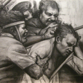 <p><span style="font-size: 80%;">Sidney Goodman <br /><em>A Beating</em><br />1988<br />Charcoal on Paper<br />38 1/2 x 29 1/2"<br /></span><span style="font-size: 80%;">Placed in a private collection</span></p><br/><p><span style="font-size: 80%;"><span>﻿Seraphin Gallery Philadelphia PA</span></span></p>
