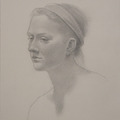 <p>Martha Mayer Erlebacher<br /><em>Amy V</em><br />2008<br />Pencil<br />10" x 8.375"</p><br/><p>Placed in a private collection</p>