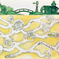 <p>Hiro Sakaguchi<br />My Ant’s House is Your House<br />2009<br />graphite, watercolor and ink on paper<br />9”x 12”</p>