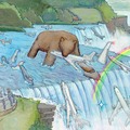 <p>Hiro Sakaguchi<br /><em>Bear Fishing</em><br />2008<br />Acrylic on canvas<br /> 30" x 40"</p><br/><p>Placed in a private collection</p>