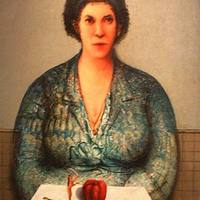 <p>Gregory Gillespie<br />Mother with Pepper<br />1990<br />Oil on Panel<br />34 1/2" x 26"<br />Placed in private collection</p>