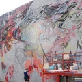 <p><span style="font-size: 80%;">One week to go on Robert Goodman's mural project.</span></p>