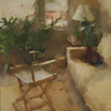 <p>2005<br />Interior with Chair and Sofa III<br />Oil on linen<br />48" x 42" </p>