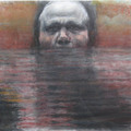<p><span style="font-size: 80%;">Sidney Goodman<br /><em>Man in Water</em><br />1999<br />Charcoal and pastel on paper<br />22 1/2"x 25 3/4"</span></p><br/><p><span style="font-size: 80%;"><span>﻿Seraphin Gallery Philadelphia PA</span></span></p>
