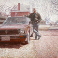 <p>Michael Kowbuz<br /><em>Honda<br /></em>2009<br />Oil on canvas<br />16" x 22"<em></em></p>
