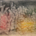 <p>Harry Bertoia<br />Untitled (multi-color webs)<br />c. 1950s<br />Ink on Papaer<br />25" x 40"<br /></p>