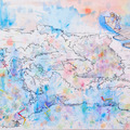 <p>Hiro Sakaguchi<br /><em>Brain Storms Under Jet Wing<br /></em>2009<em><br /></em>Graphite, ink, gouache, and colored pencil on paper<br />30" x 40"</p>