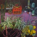 <p>Joan Wadleigh Curran<em><br />Rehabilitation-Juniata’s Garden</em><br />2009<br />Oil on canvas<br />44” x 48﻿</p>
