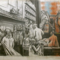 <p>Sidney Goodman<br />The Salon<br />1993 - 1994<br />charcoal and pastel on paper<br />26" x 38. 75"﻿</p>