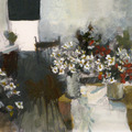 <p>Philip Jamison<br /><em>Studio with Flowers No. 3</em><br />watercolor on  paper<br />7.5" x 6"﻿﻿</p>