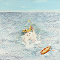 <p>Anne Canfield<br /><em>Tossed at Sea</em><br />2009<br />Oil on panel<br />12" x 12"</p><br/><p> </p>