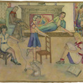 <p>Marie Ulmer<br />Untitled<br />1930's<br />Watercolor, colored pencil & crayon<br />13" x 19"</p>